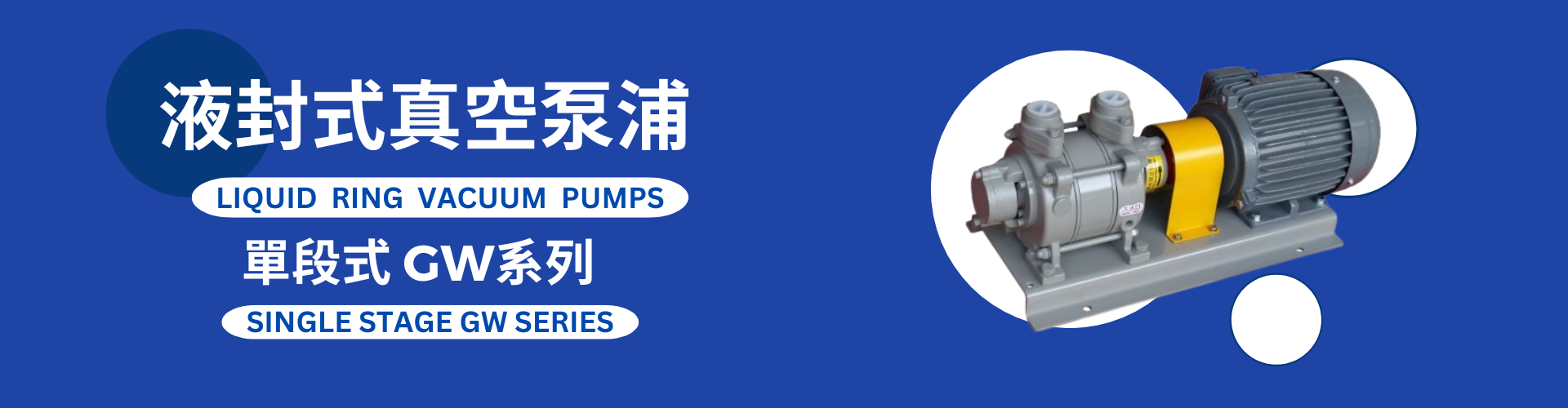 single-stage-gw-series vacuum pump